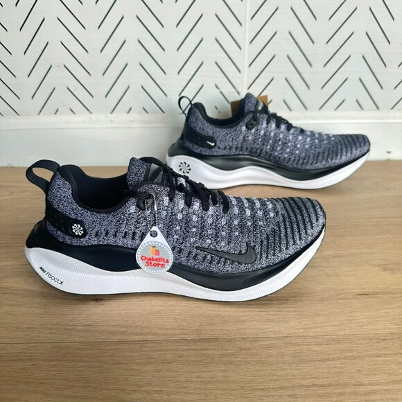 ✨Nike React X Infinity Run 4 Size 9 Women's Running Shoes Black/White DR2670-003 - Picture 3 of 11